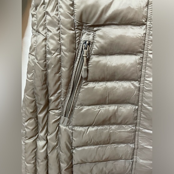 32 Degrees Ultra-Light Down Long Jacket, Tan/Light Brown, Size S, EUC - Picture 8 of 11